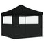 Party Tent Sort 292 x 292 x 315 cm Oxford stof