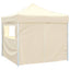 Party Tent 291 x 291 x 315 cm Cremefarvet Oxford stof
