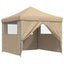 Party Tent Beige 292 x 292 x 315 cm Oxford stof