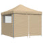 Party Tent 292 x 292 x 315 cm Beige Oxford stof