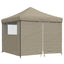 Party Tent 292 x 292 x 315 cm Gråbrun Oxford stof