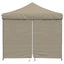 Party Tent 292 x 292 x 315 cm Gråbrun Oxford stof