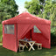 Party Tent 292 x 292 x 315 cm Bordeaux Oxford stof
