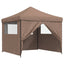 Party Tent 292 x 292 x 315 cm Brun Oxford stof