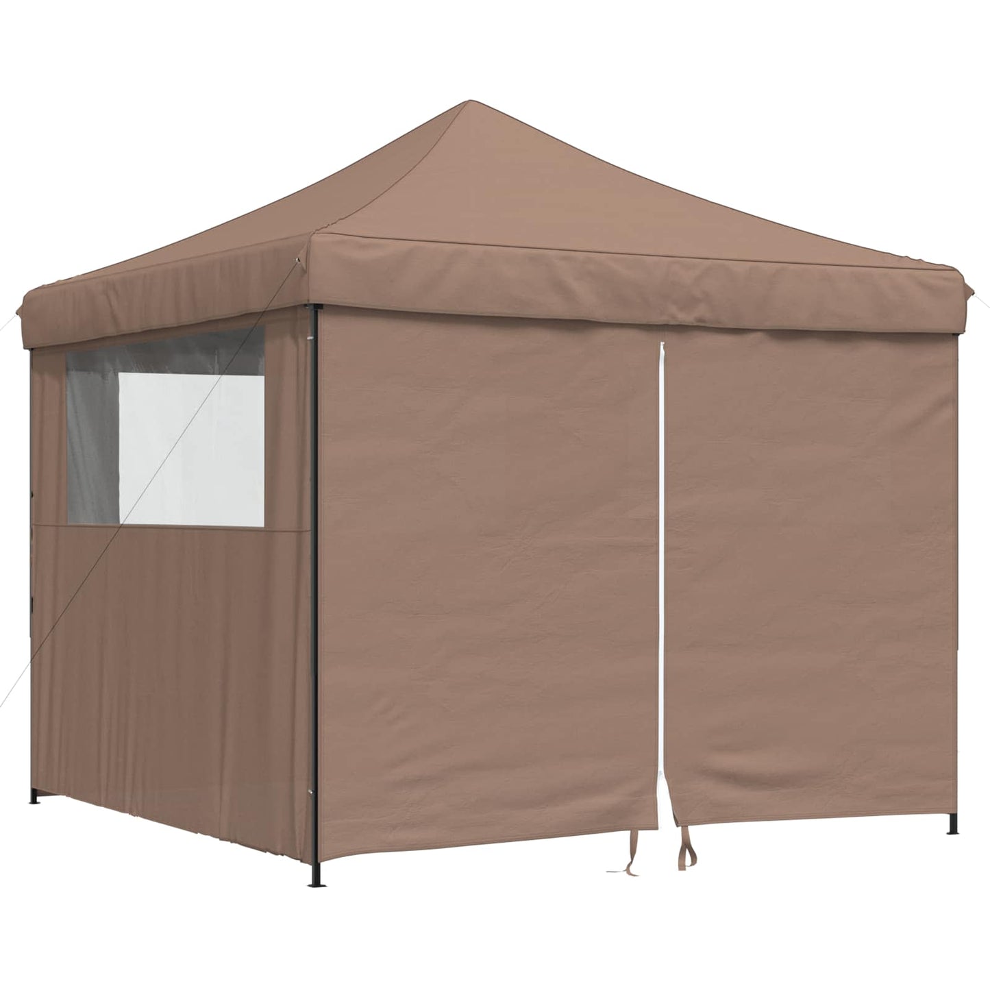Party Tent 292 x 292 x 315 cm Brun Oxford stof