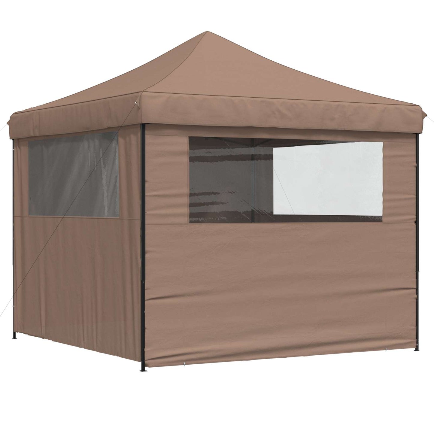 Party Tent 292 x 292 x 315 cm Brun Oxford stof