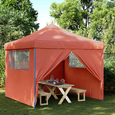 Party Tent 292 x 292 x 315 cm Terrakotta Oxford stof