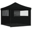 Party Tent Sort 292 x 292 x 315 cm Oxford stof