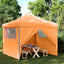 Party Tent Orange 292 x 292 x 315 cm Oxford stof