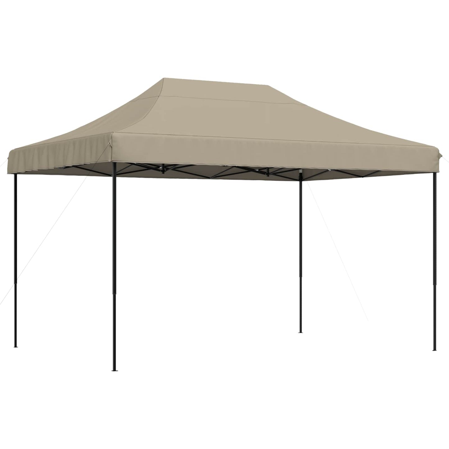 Party Tent 279 x 410 x 315 cm Gråbrun Oxford stof
