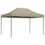 Party Tent 279 x 410 x 315 cm Gråbrun Oxford stof