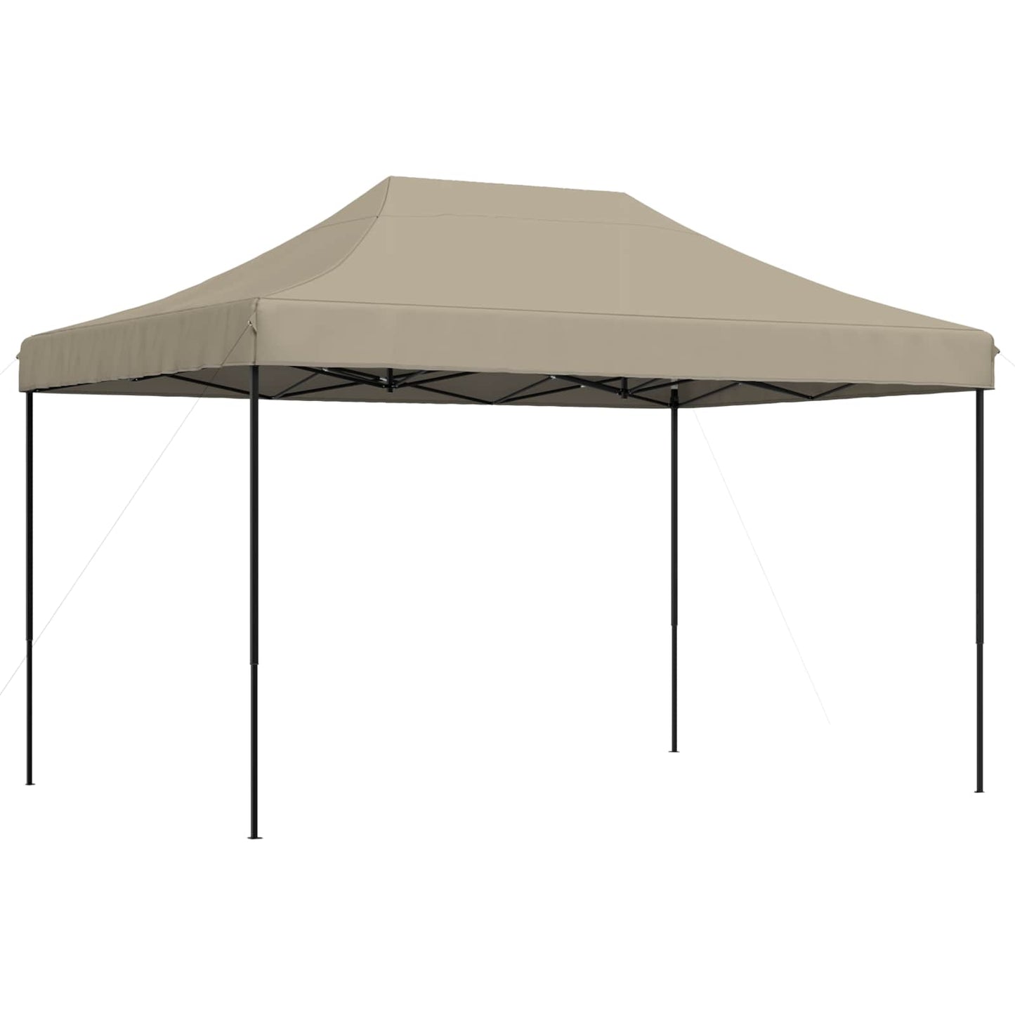 Party Tent 279 x 410 x 315 cm Gråbrun Oxford stof