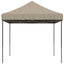 Party Tent 279 x 410 x 315 cm Gråbrun Oxford stof