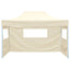 Party Tent 280 x 410 x 315 cm Cremefarvet Oxford stof
