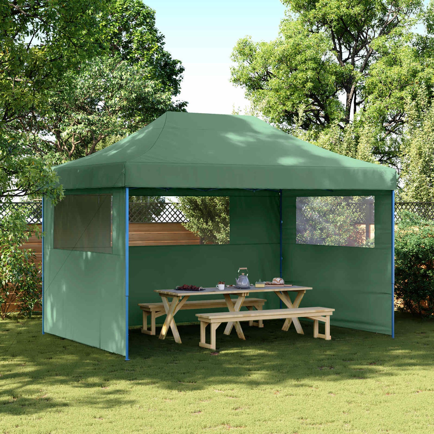 Party Tent 279 x 410 x 315 cm Grøn Oxford stof