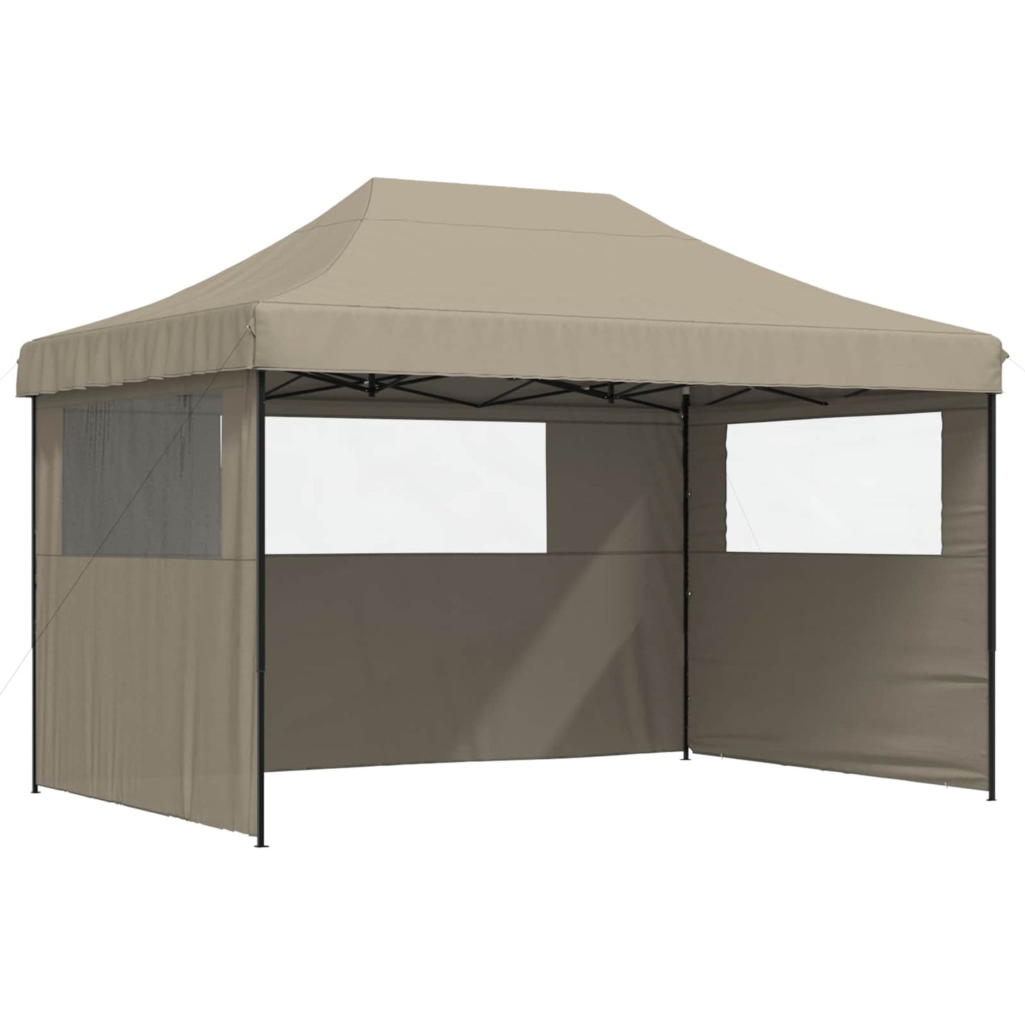 Party Tent 279 x 410 x 315 cm Gråbrun Oxford stof