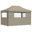 Party Tent 279 x 410 x 315 cm Gråbrun Oxford stof