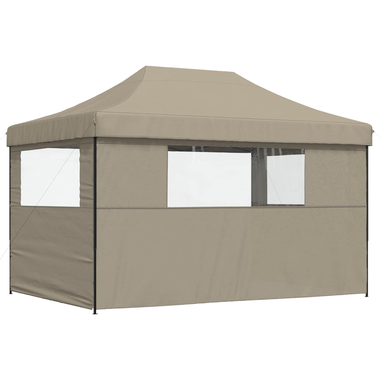 Party Tent 279 x 410 x 315 cm Gråbrun Oxford stof