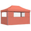 Party Tent Terrakotta 279 x 410 x 315 cm Oxford stof