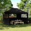 Party Tent 279 x 410 x 315 cm Sort Oxford stof