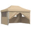 Party Tent 279 x 410 x 315 cm Beige Oxford stof