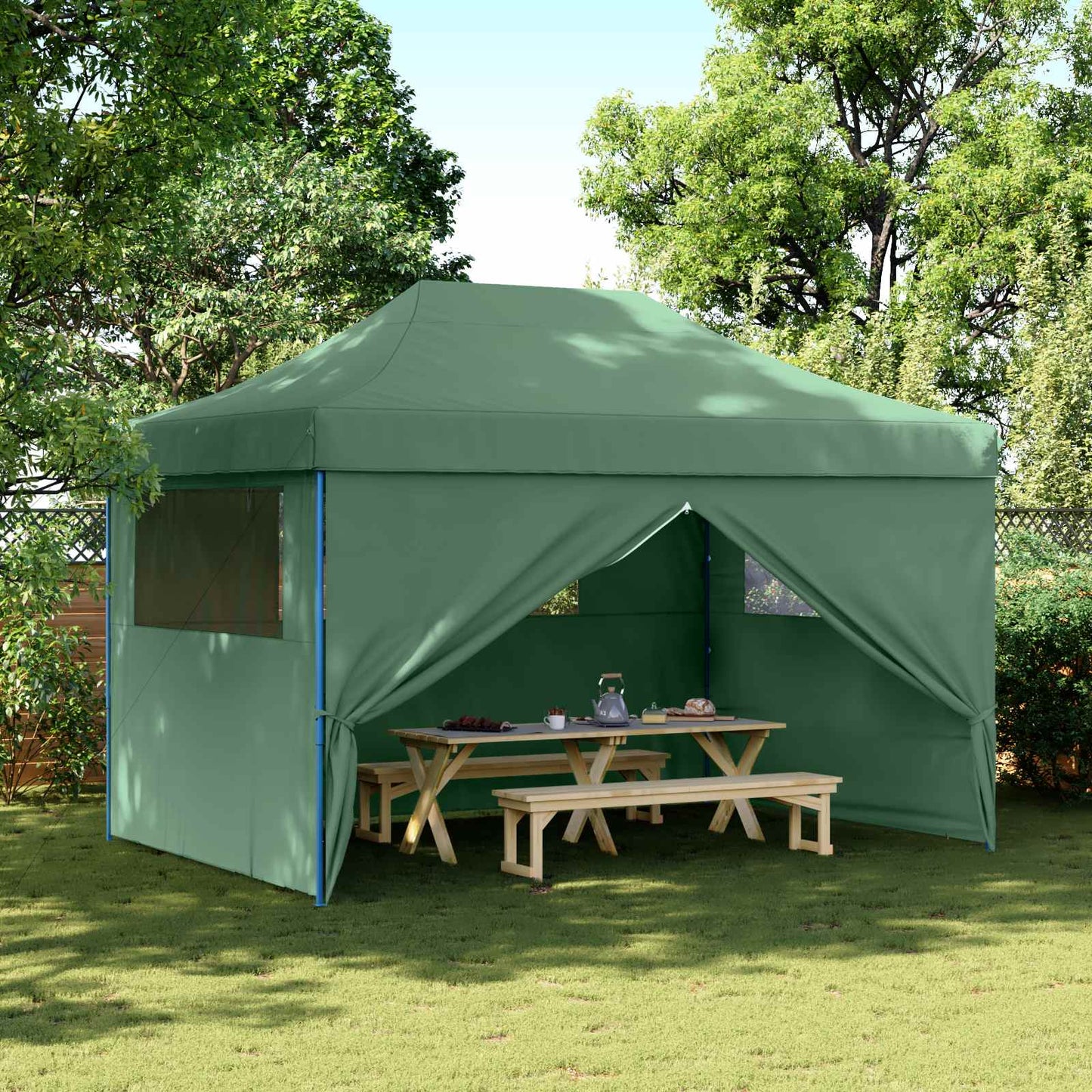 Party Tent 279 x 410 x 315 cm Grøn Oxford stof