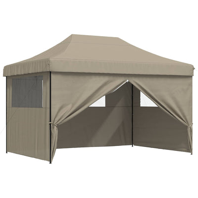 Party Tent Gråbrun 279 x 410 x 315 cm Oxford stof
