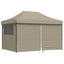Party Tent Gråbrun 279 x 410 x 315 cm Oxford stof