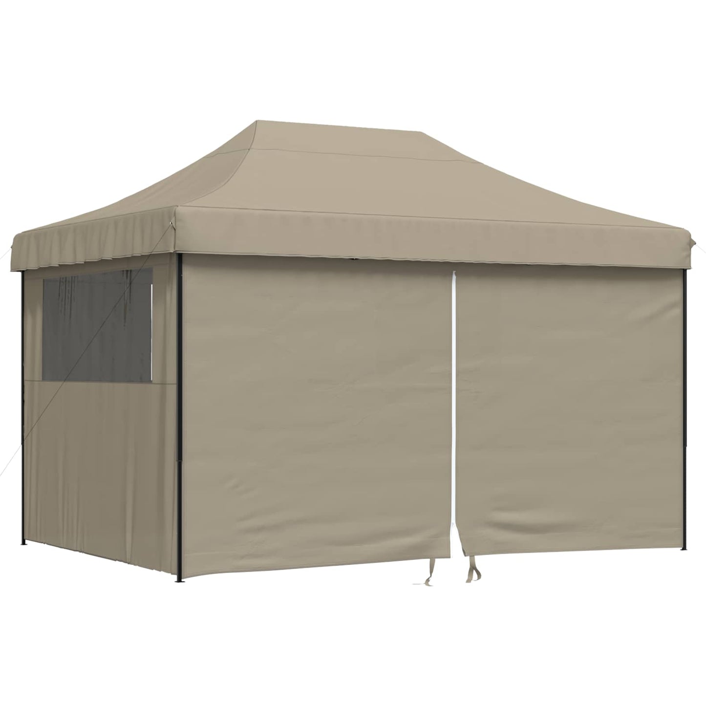 Party Tent 279 x 410 x 315 cm Gråbrun Oxford stof