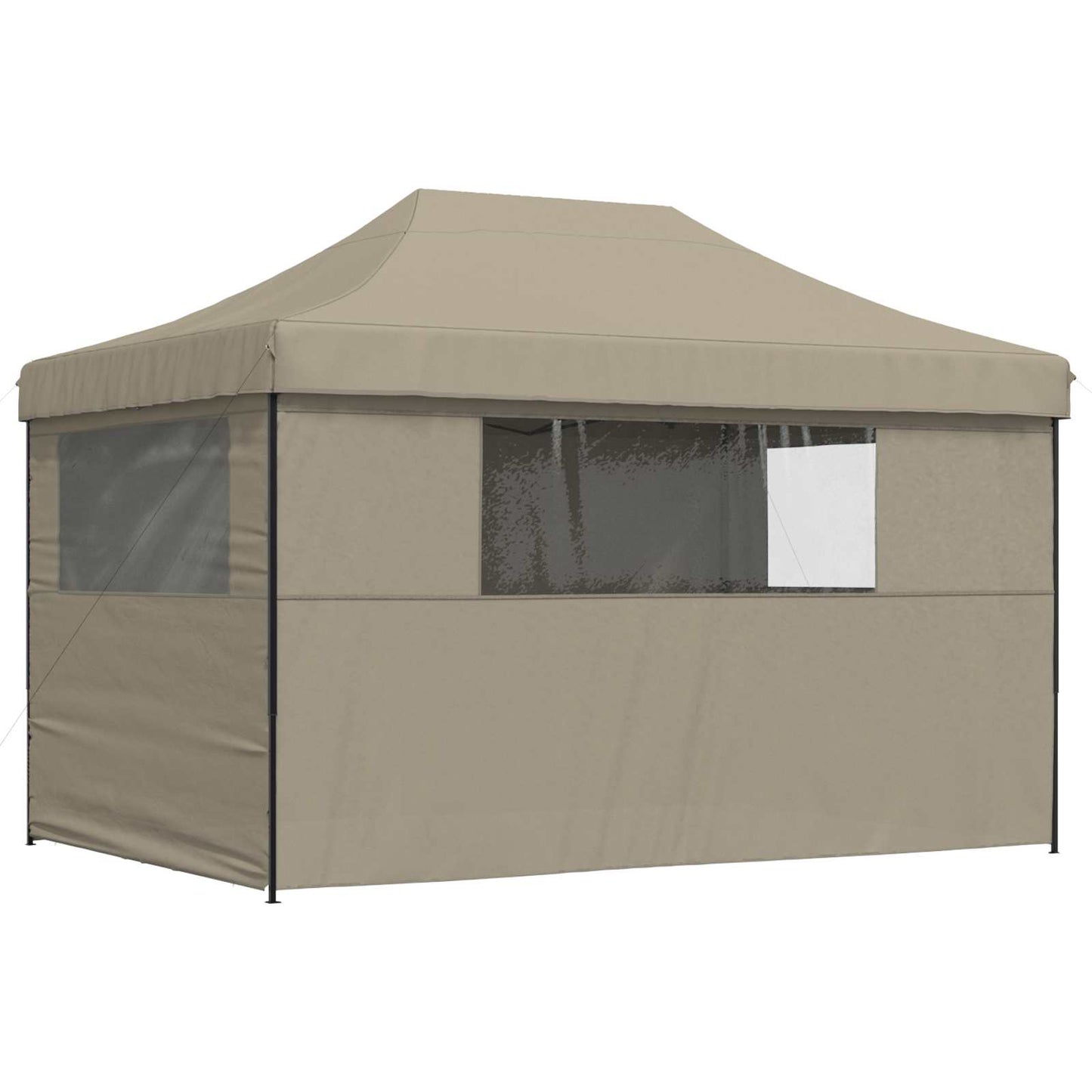 Party Tent 279 x 410 x 315 cm Gråbrun Oxford stof