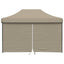 Party Tent Gråbrun 279 x 410 x 315 cm Oxford stof