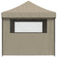 Party Tent Gråbrun 279 x 410 x 315 cm Oxford stof