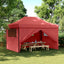 Party Tent 279 x 410 x 315 cm Bordeaux Oxford stof
