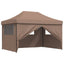 Party Tent 279 x 410 x 315 cm Brun Oxford stof