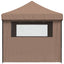 Party Tent 279 x 410 x 315 cm Brun Oxford stof