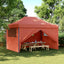 Party Tent 279 x 410 x 315 cm Terrakotta Oxford stof