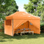 Party Tent 279 x 410 x 315 cm Orange Oxford stof