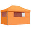 Party Tent 279 x 410 x 315 cm Orange Oxford stof