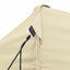 Party Tent 291 x 431 x 315 cm Cremefarvet Oxford stof