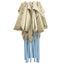 Party Tent 291 x 431 x 315 cm Cremefarvet Oxford stof