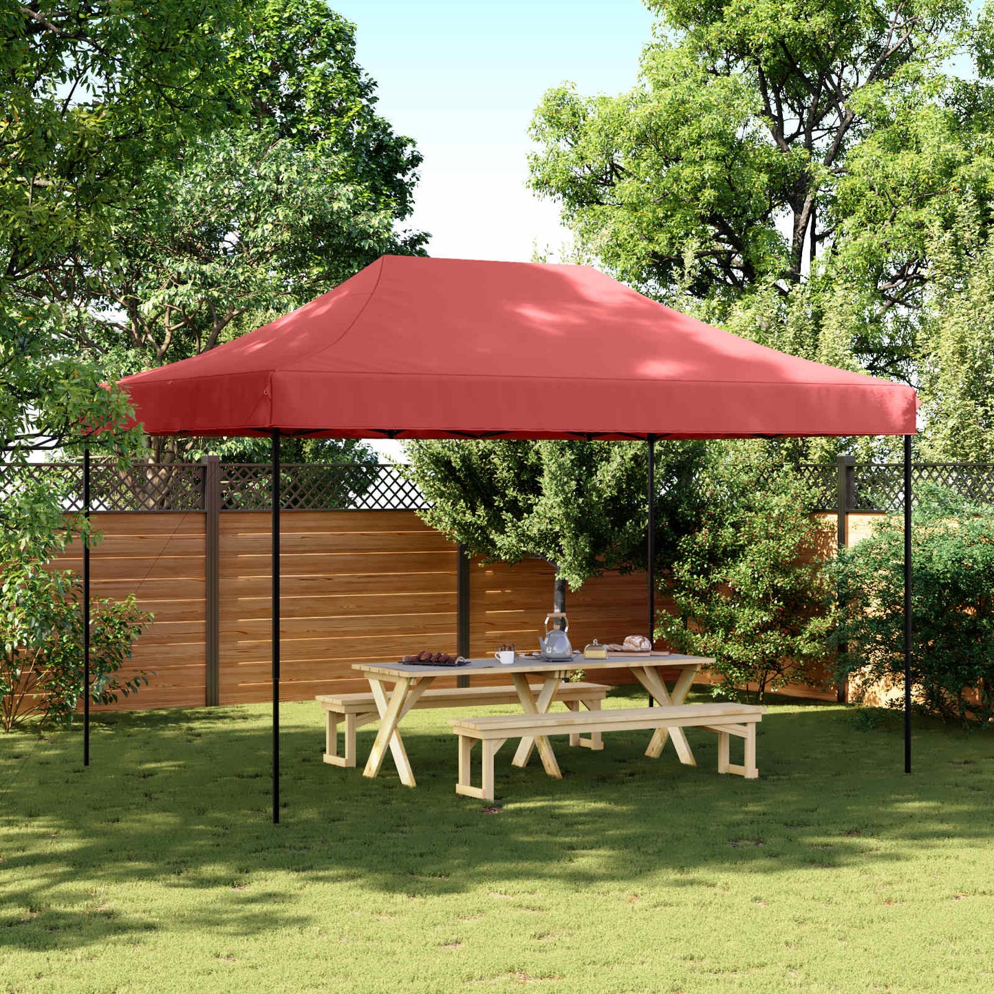Party Tent 292 x 440 x 315 cm Bordeaux Oxford stof