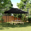 Party Tent Sort 292 x 440 x 315 cm Oxford stof