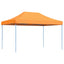 Party Tent 292 x 440 x 315 cm Orange Oxford stof