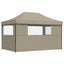 Party Tent 292 x 440 x 315 cm Gråbrun Oxford stof