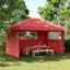 Party Tent Bordeaux 292 x 440 x 315 cm Oxford stof