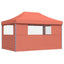 Party Tent Terrakotta 292 x 440 x 315 cm Oxford stof