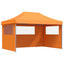 Party Tent 292 x 440 x 315 cm Orange Oxford stof