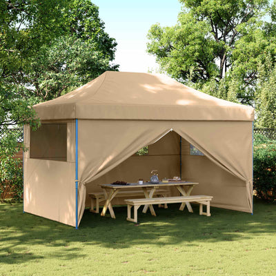 Party Tent Beige 292 x 440 x 315 cm Oxford stof