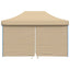 Party Tent Beige 292 x 440 x 315 cm Oxford stof