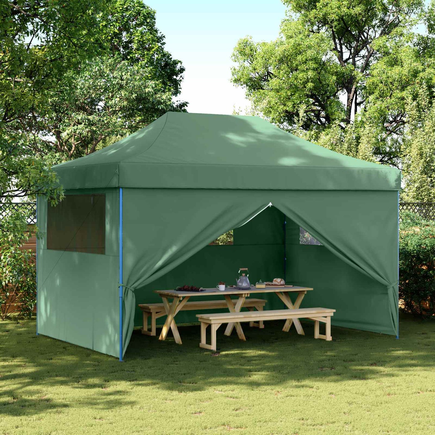 Party Tent 292 x 440 x 315 cm Grøn Oxford stof